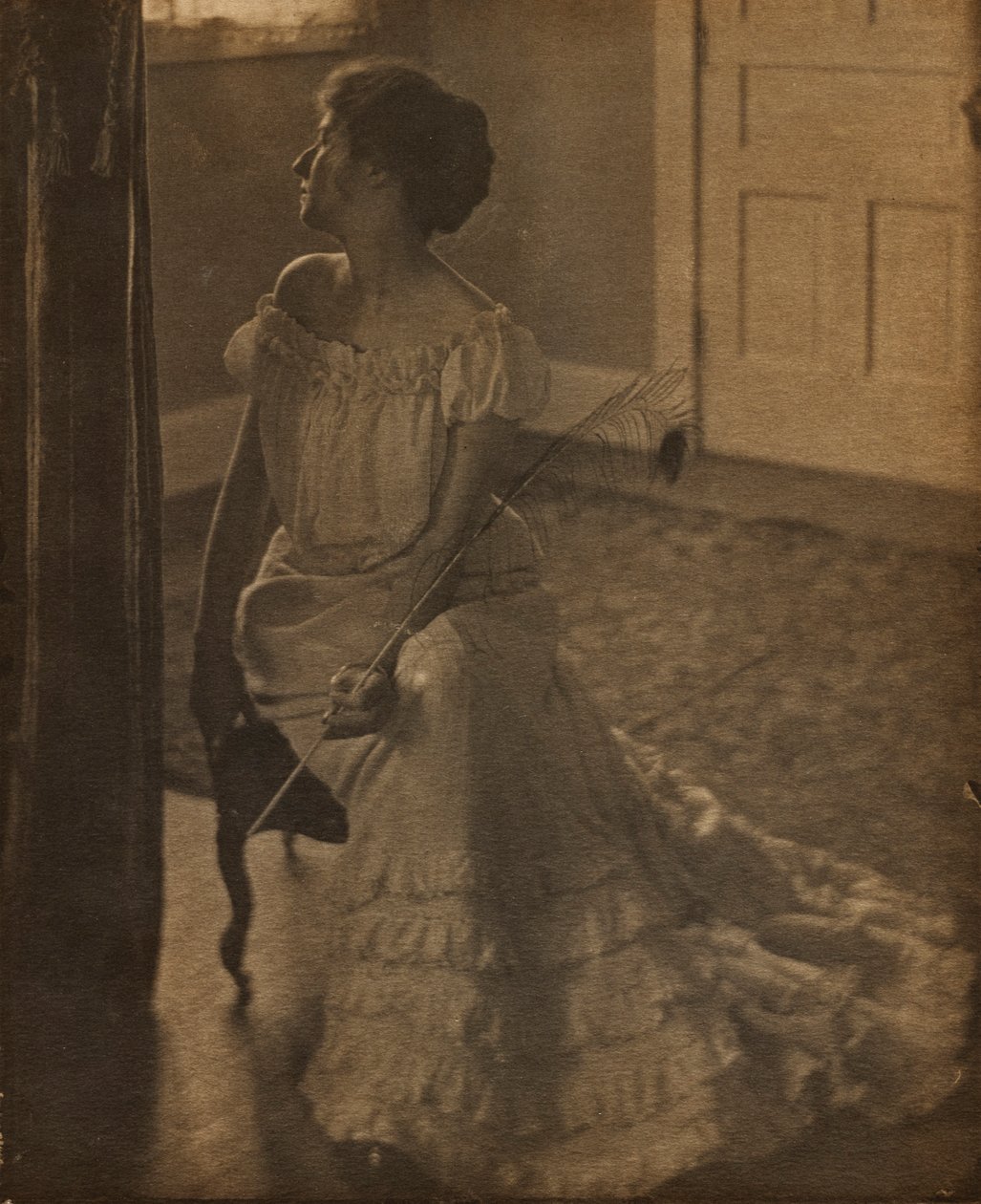 The Peacock Feather by Clarence H. White