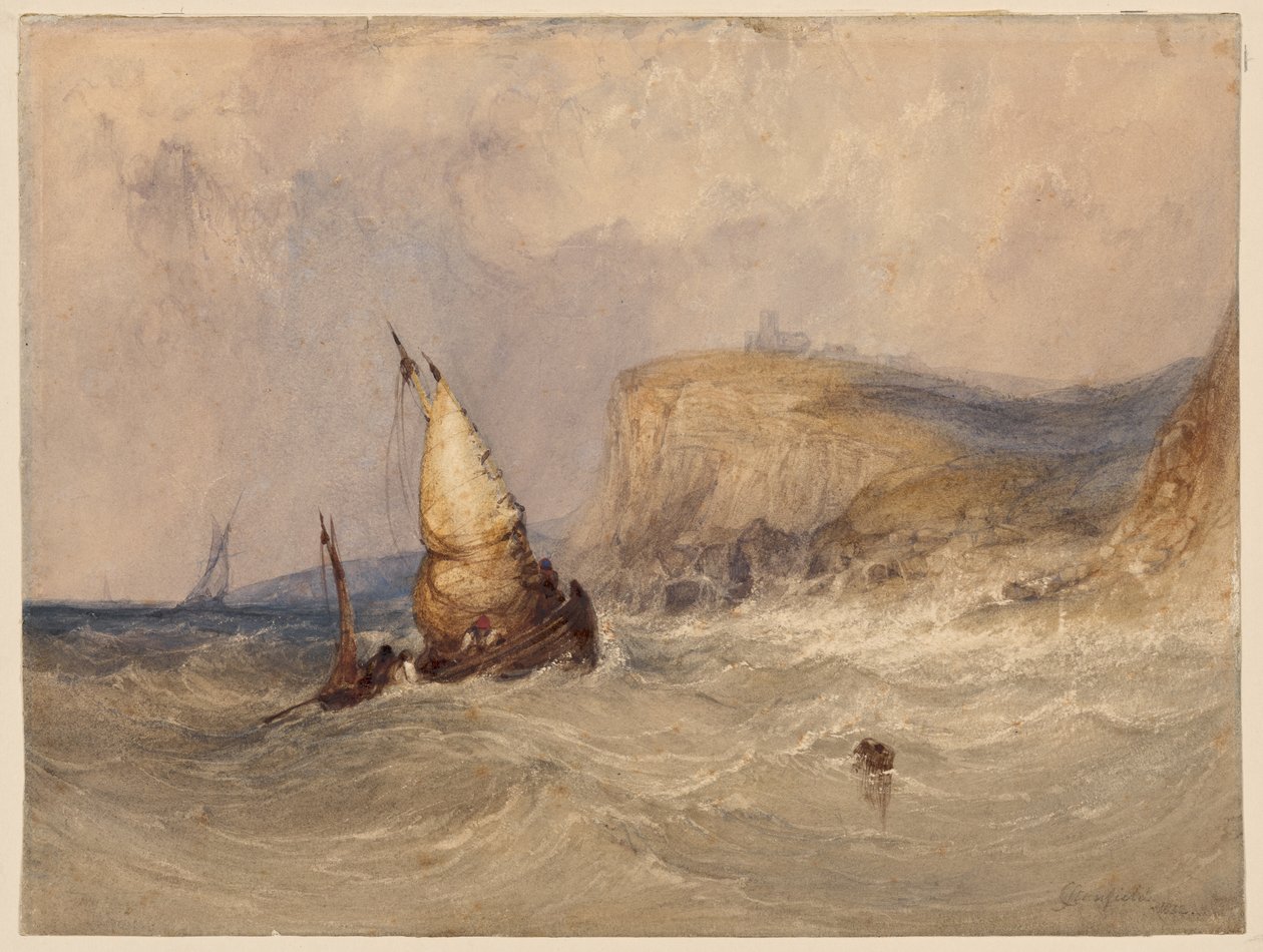 Ships Off Whitby by Clarkson Frederick Stanfield