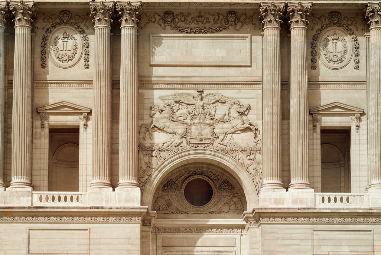 Glory distributing crowns, from the colonnade of the Palais du Louvre, 1807 by Claude Perrault