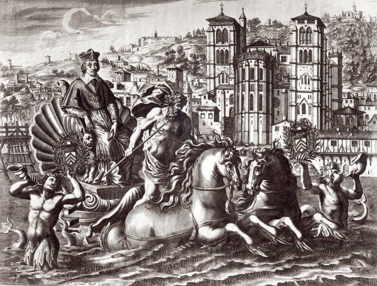 Allegory Celebrating the Nomination of Cardinal de Richelieu to the ...