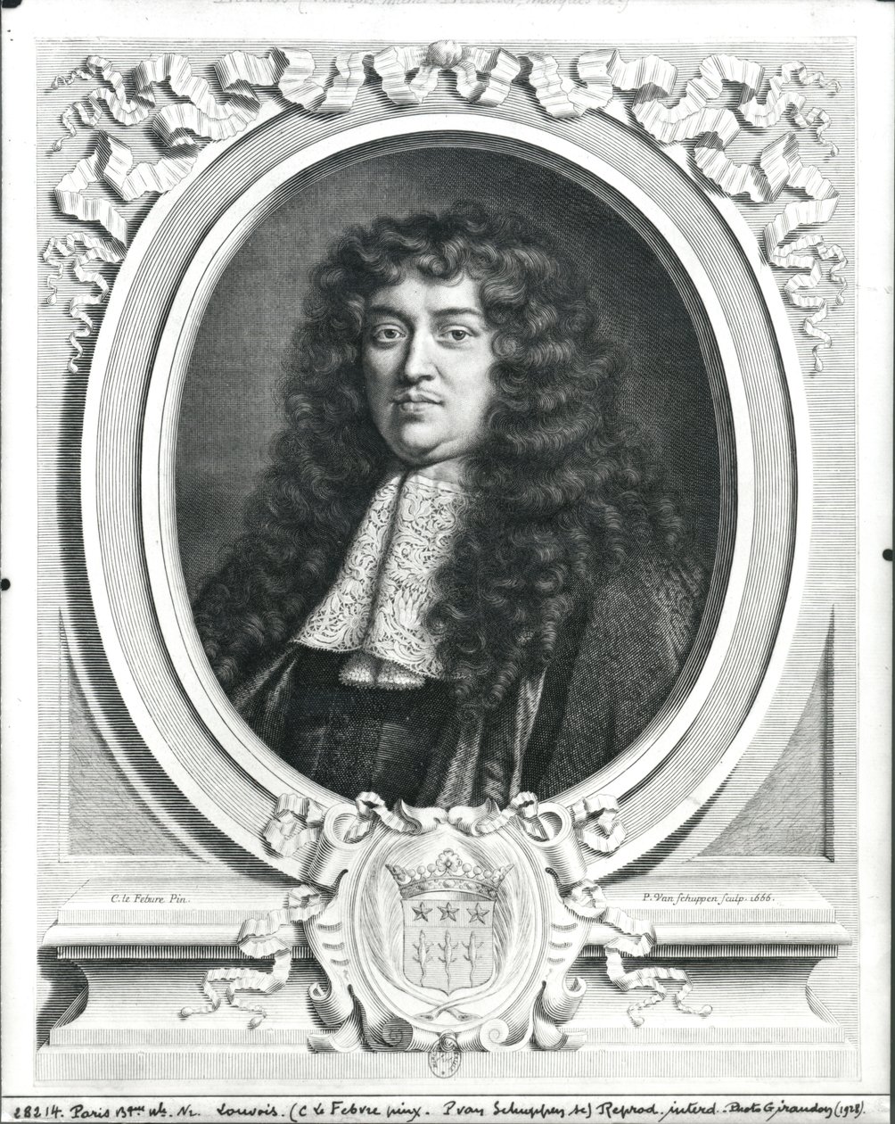 Francois-Michel Le Tellier (1643-1715) Marquis of Louvois, engraved by Jacques van Schuppen, 1666 by Claude Lefebvre