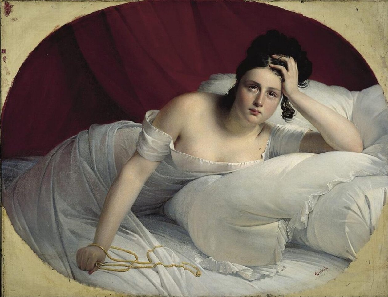 The Regrets by Claude-Marie Dubufe