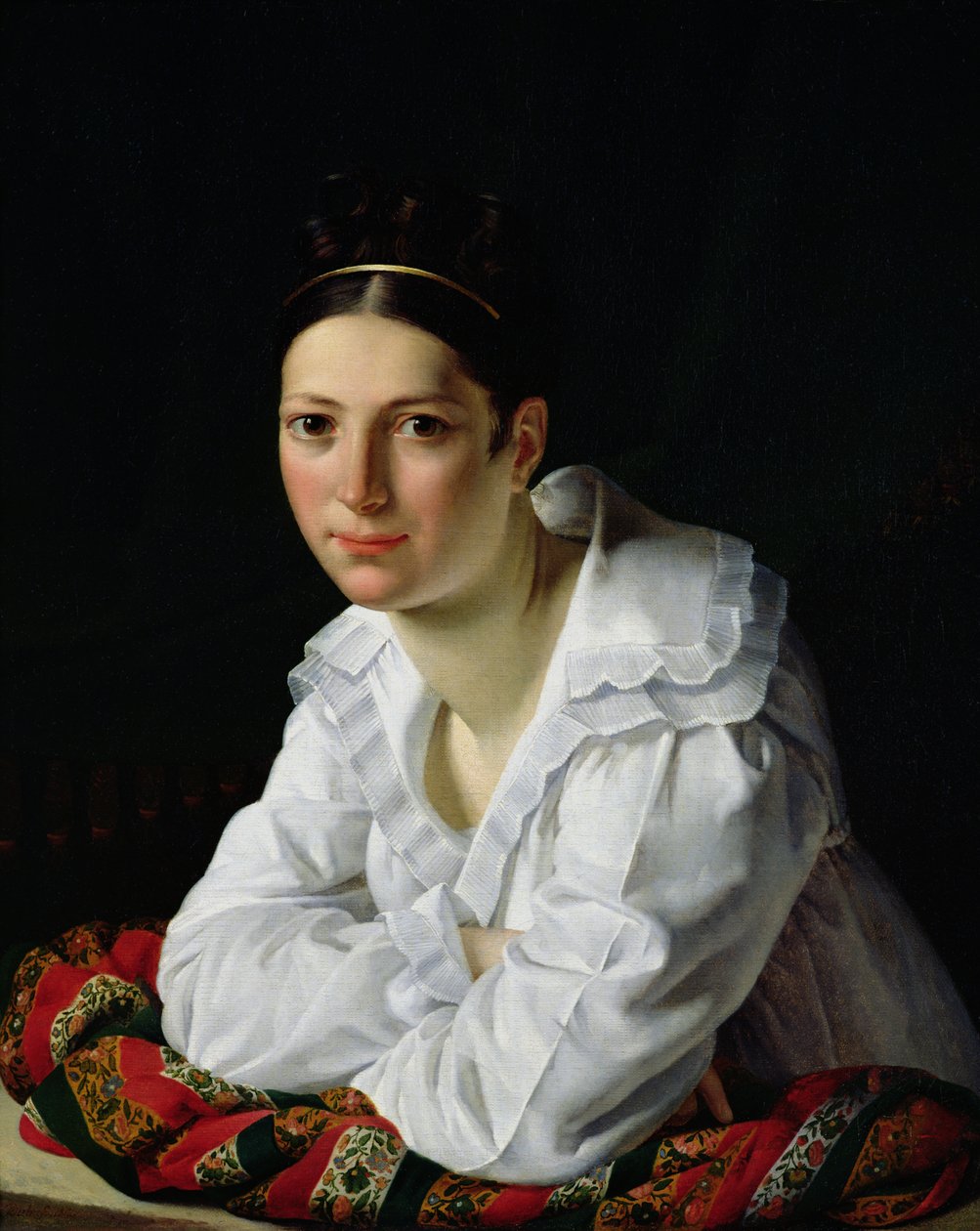 Madame Claude Marie Dubufe (1793-1837) by Claude Marie Dubufe