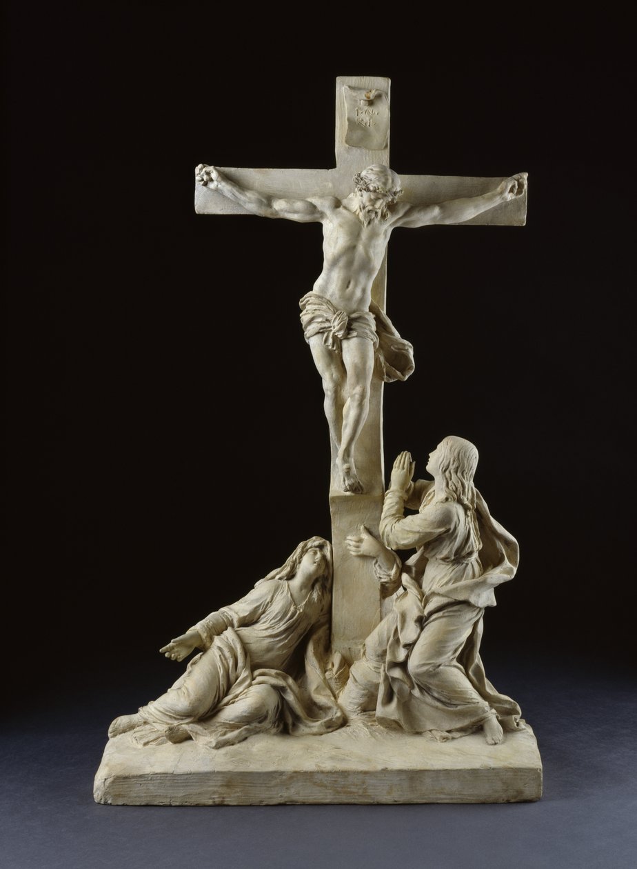 Crucifixion, with the Virgin Mary and Saint John the Evangelist by Claude Michel Clodion