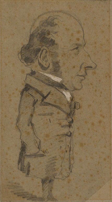 Caricature of a Man by Claude Monet