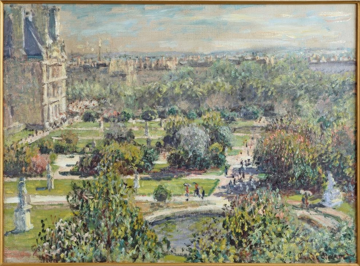 The Tuileries by Claude Monet
