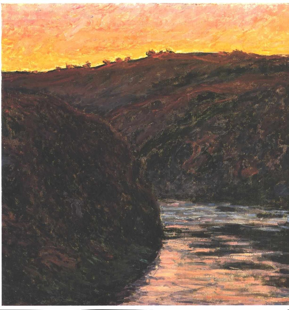 Valley of the Creuse at Sunset by Claude Monet