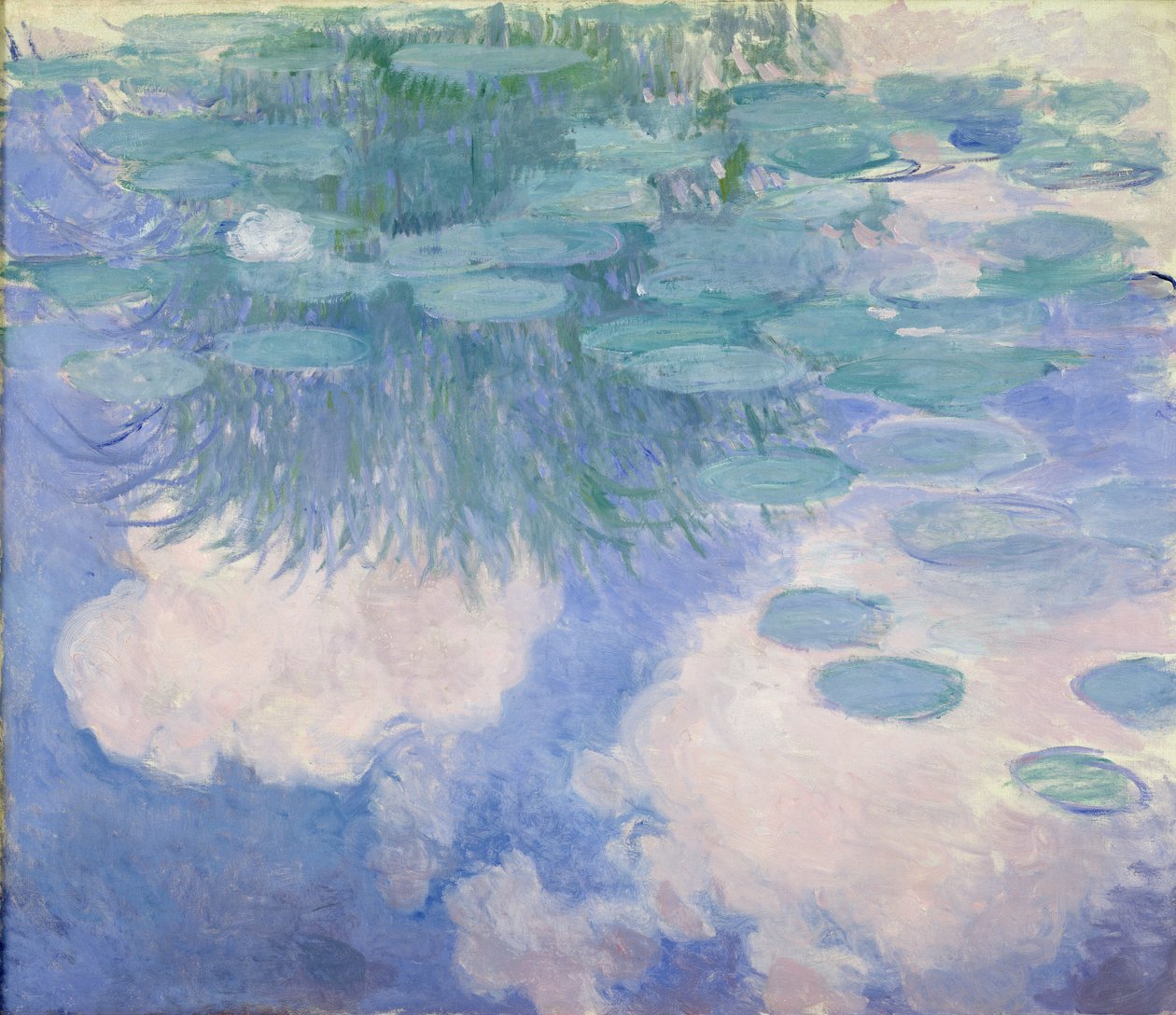 Waterlilies, 1914-17 (detail) by Claude Monet