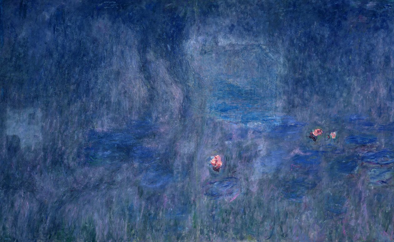 Waterlilies: Reflections of Trees (detail) by Claude Monet