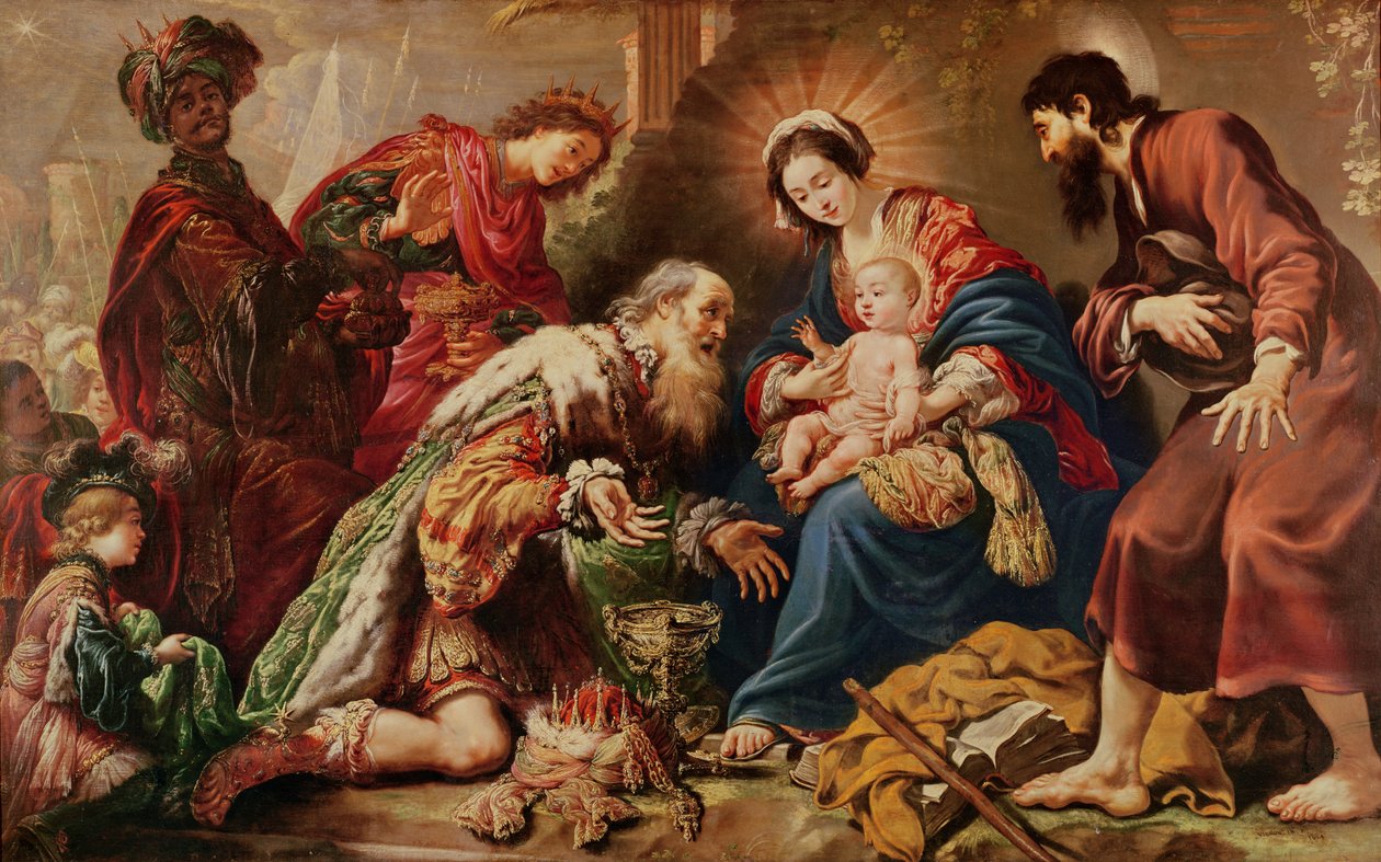 Adoration of the Magi by Claude Vignon: Buy fine art print