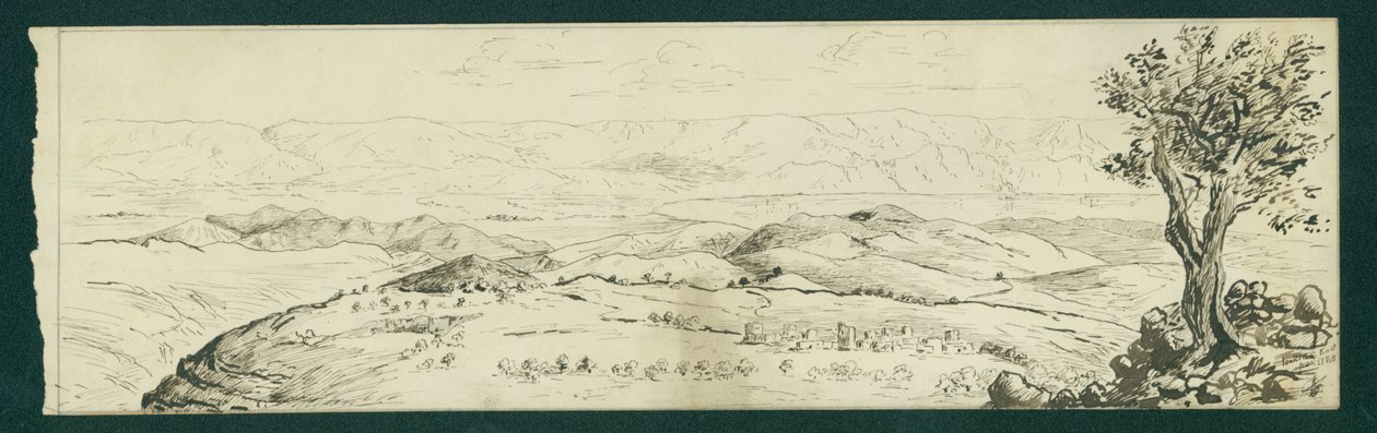 Looking East from El Tell by Claude Conder