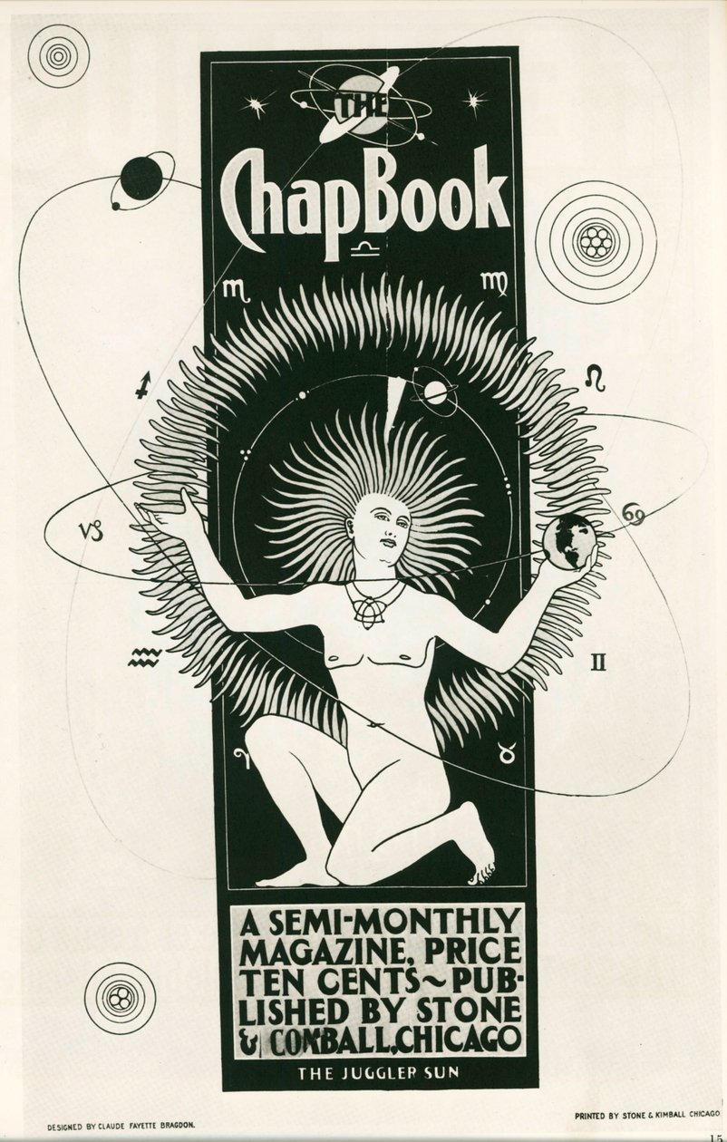 The Chap Book, a Semi-Monthly Magazine. USA (litho) by Claude Fayette Bragdon