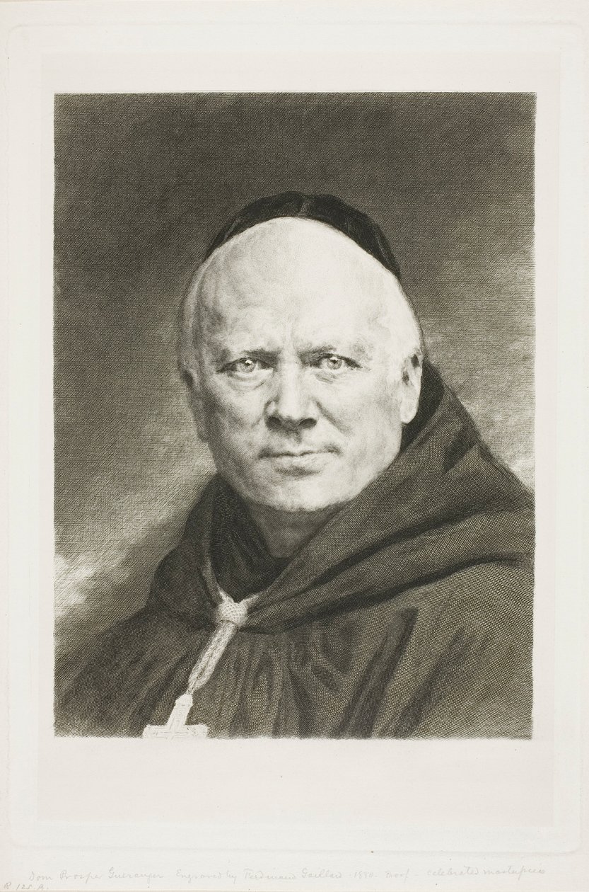 Dom Prosper Guéranger, Abbot of Solesmes by Claude Ferdinand Gaillard