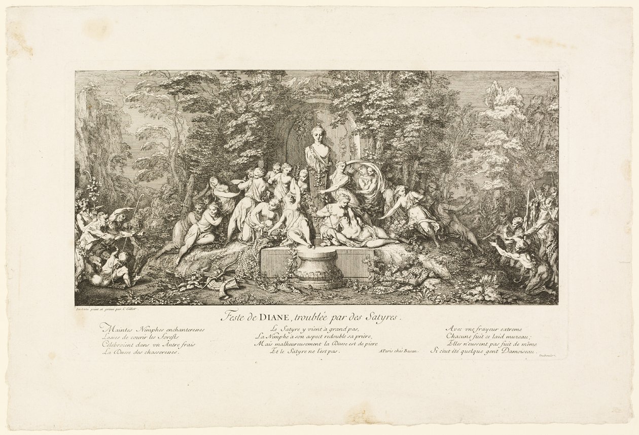 Festival of Diana by Claude Gillot