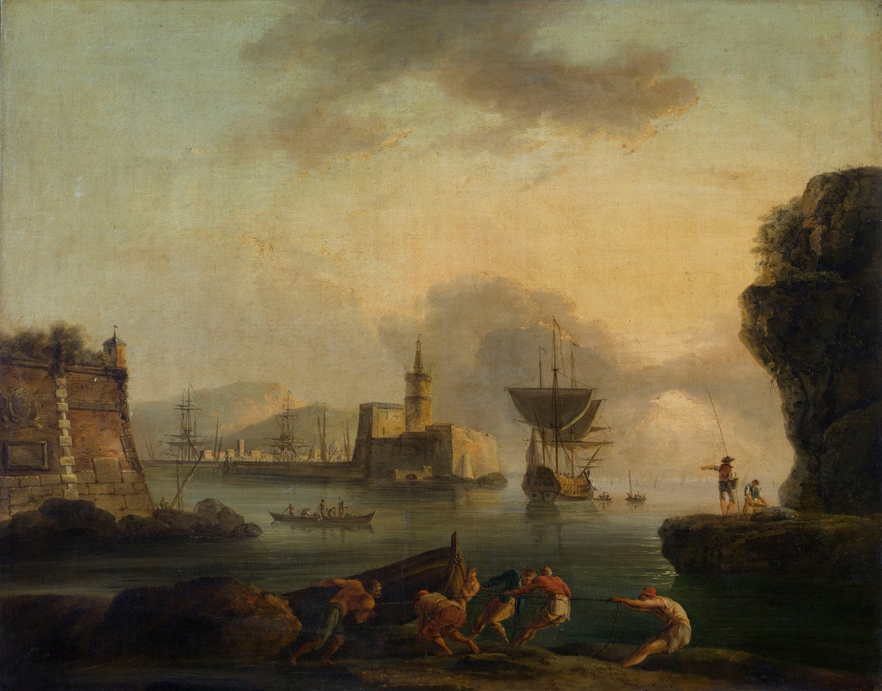 Naples by Claude Joseph Vernet