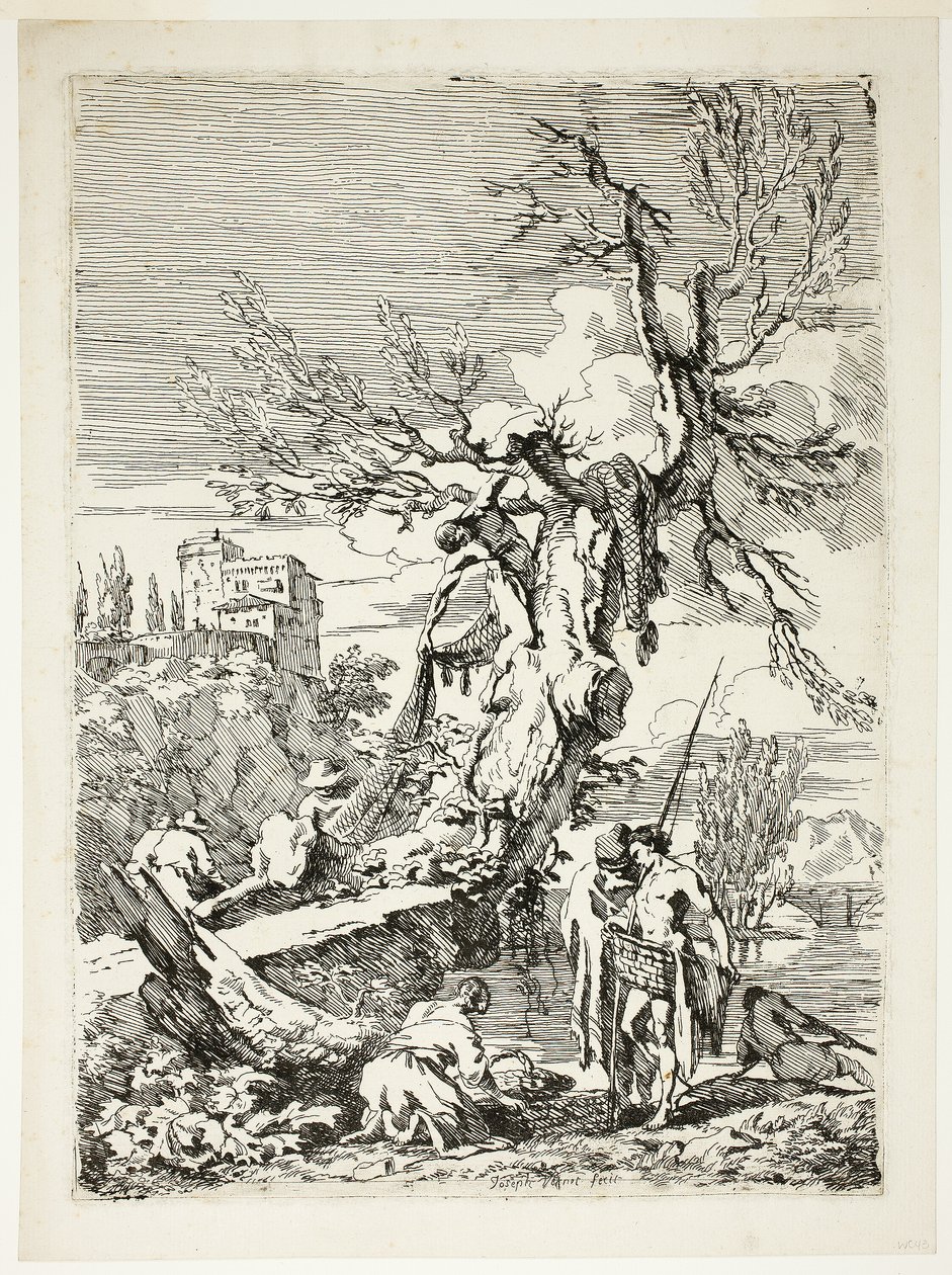 The Return from Fishing by Claude Joseph Vernet
