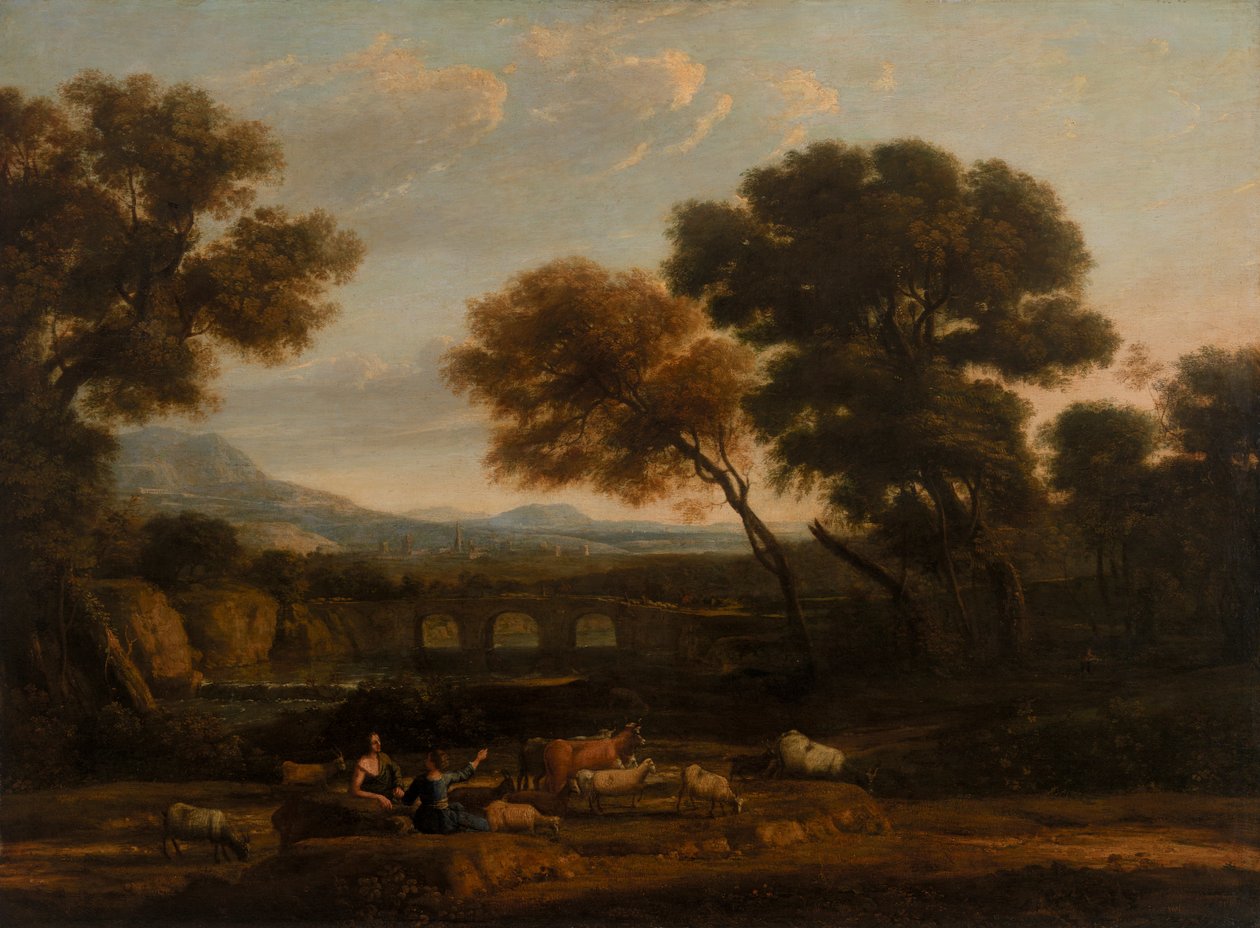 Pastoral Landscape by Claude Lorrain