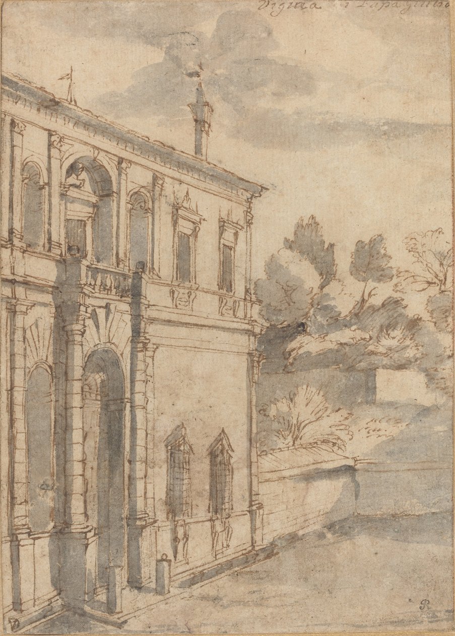 Villa di Papa Giulio by Claude Lorrain