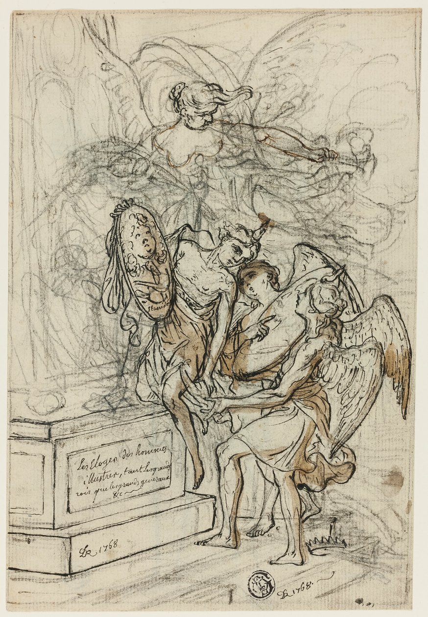 Allegory in Honor of King Stanislas Leczynski by Claude Louis Desrais