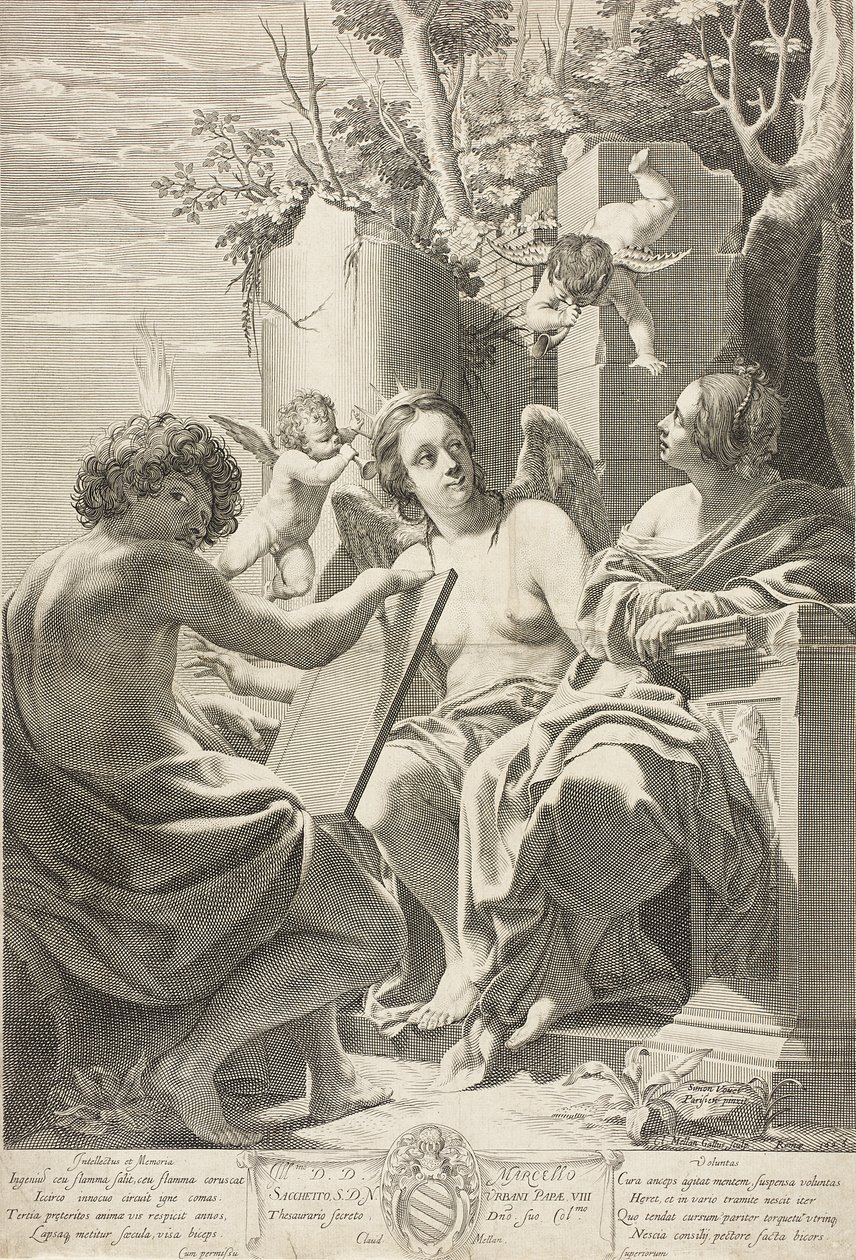 Allegory on the Faculties of the Soul by Claude Mellan