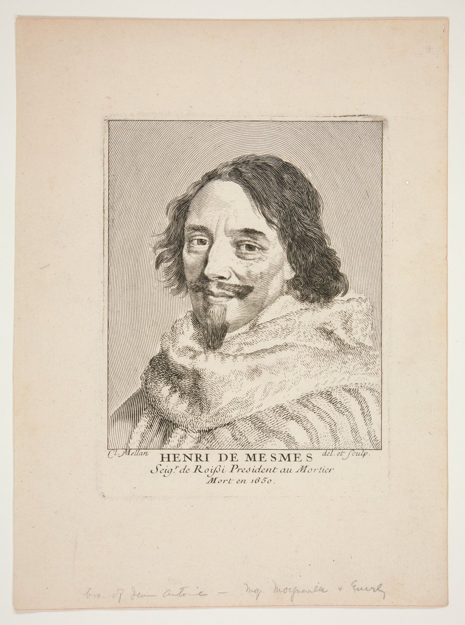 Henri de Mesmes by Claude Mellan