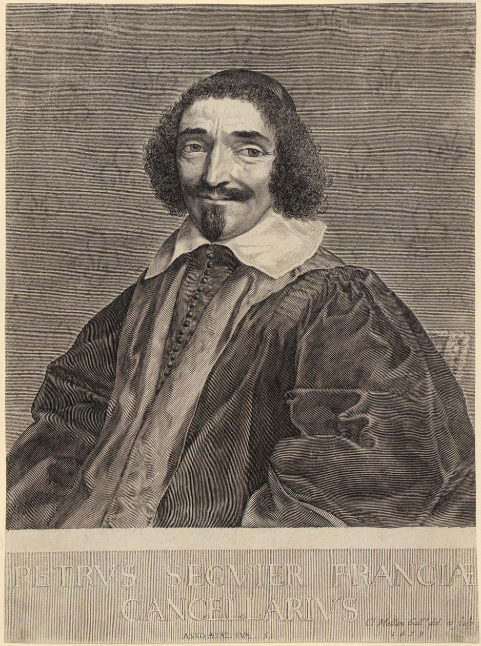 Portrait of Chancellor Pierre Séguier by Claude Mellan