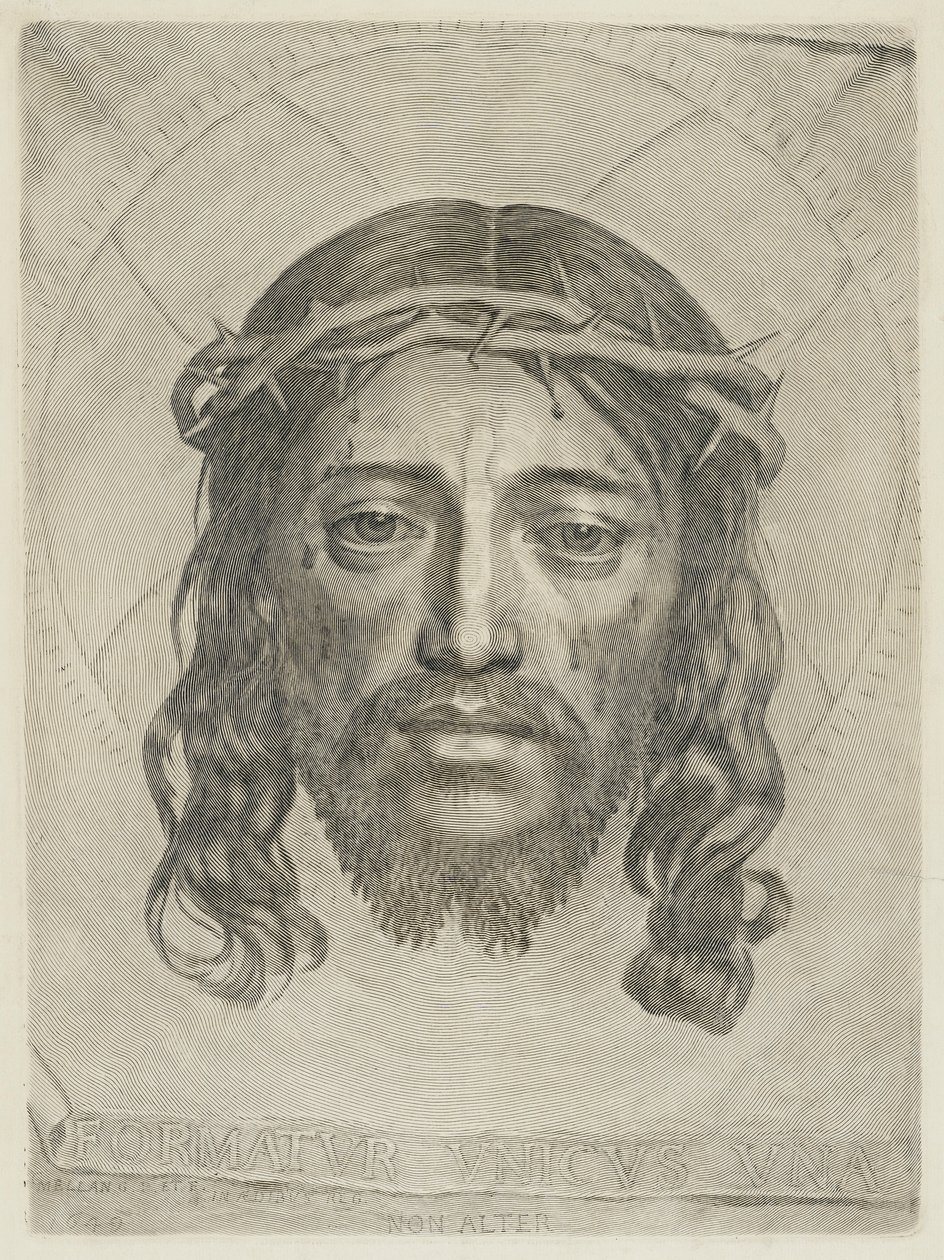 The Sudarium by Claude Mellan