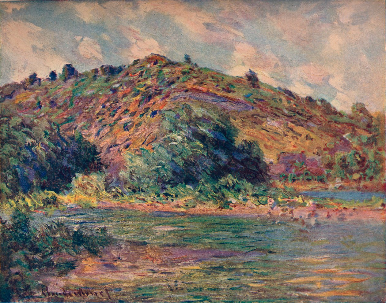 Bords De La Seine by Claude Monet: Premium art reproduction