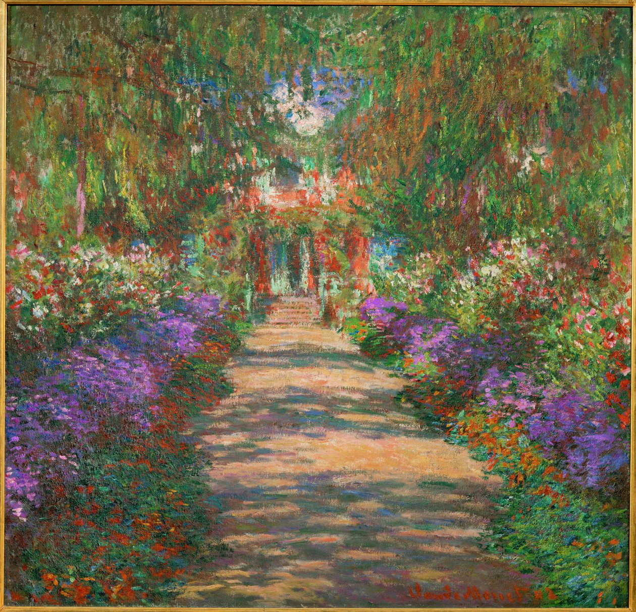 Garden in Giverny by Claude Monet