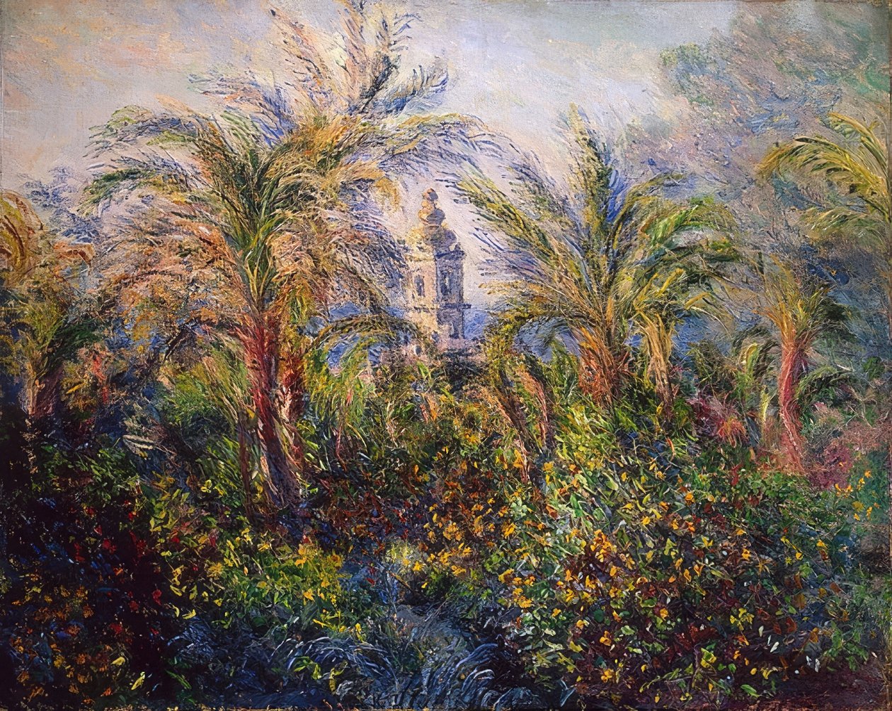 Garden in Bordighera, Impression in the Morning by Claude Monet