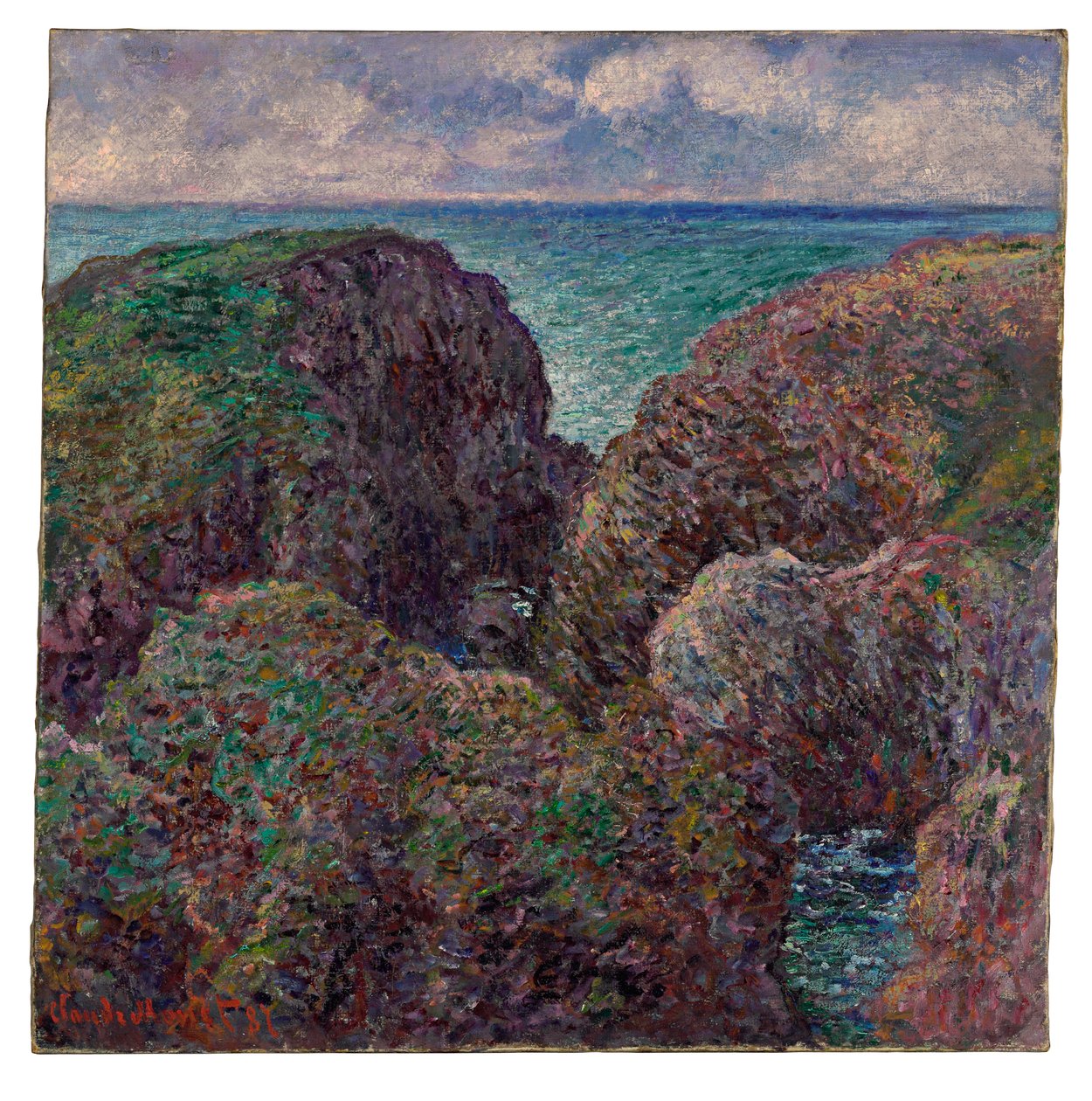 Group of Rocks at Port-Goulphar by Claude Monet