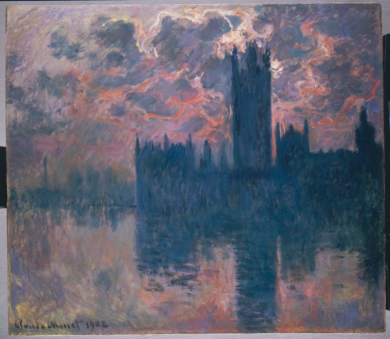 Houses of Parliament, Sunset by Claude Monet