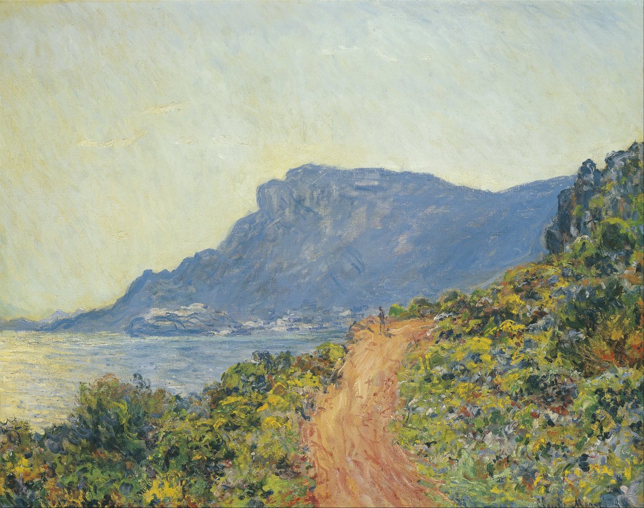 The Corniche near Monaco by Claude Monet