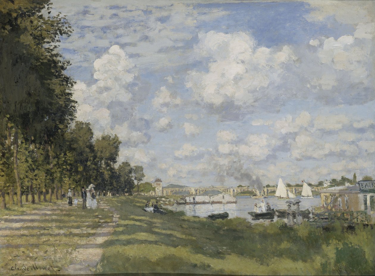 The Basin of Argenteuil by Claude Monet
