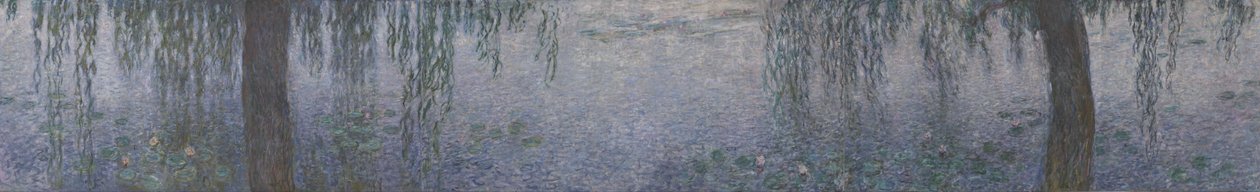 The Clear Morning with Willows by Claude Monet