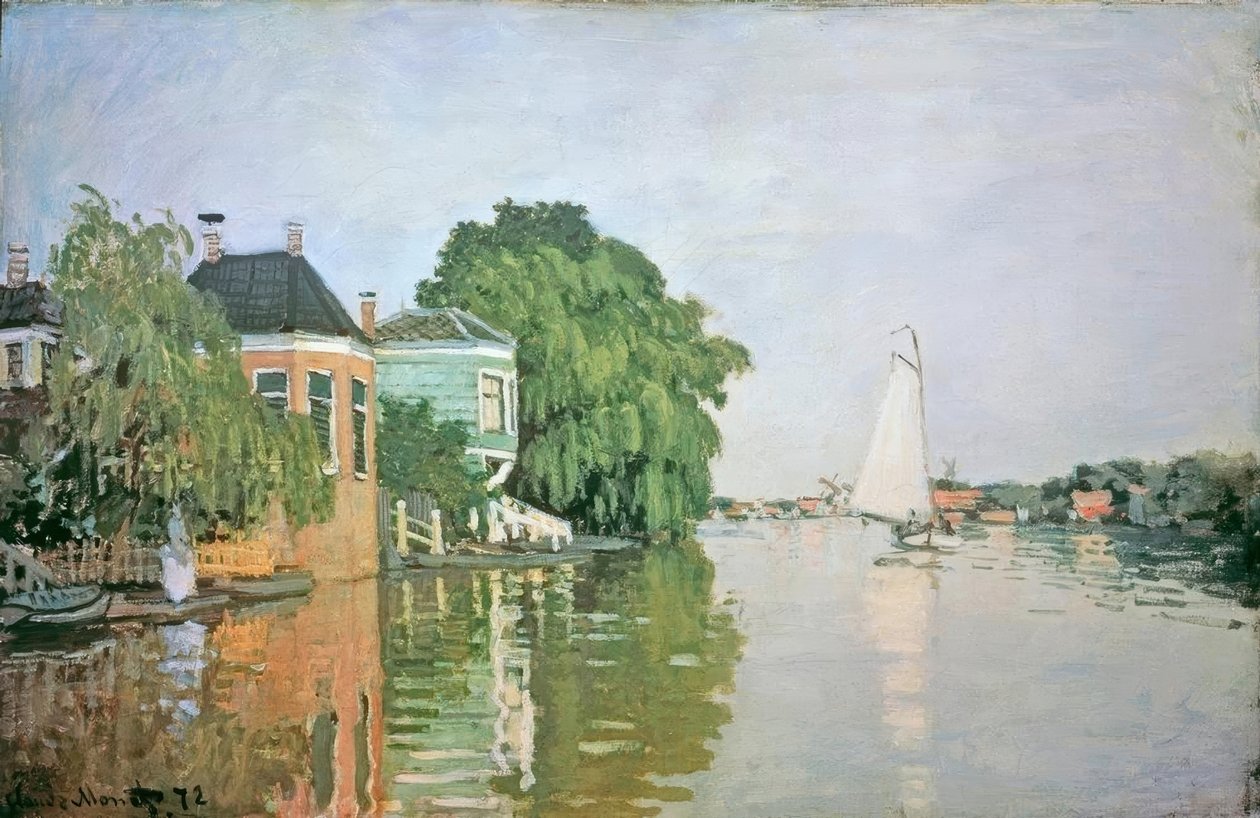 Landscape near Zaandam by Claude Monet: Buy fine art print