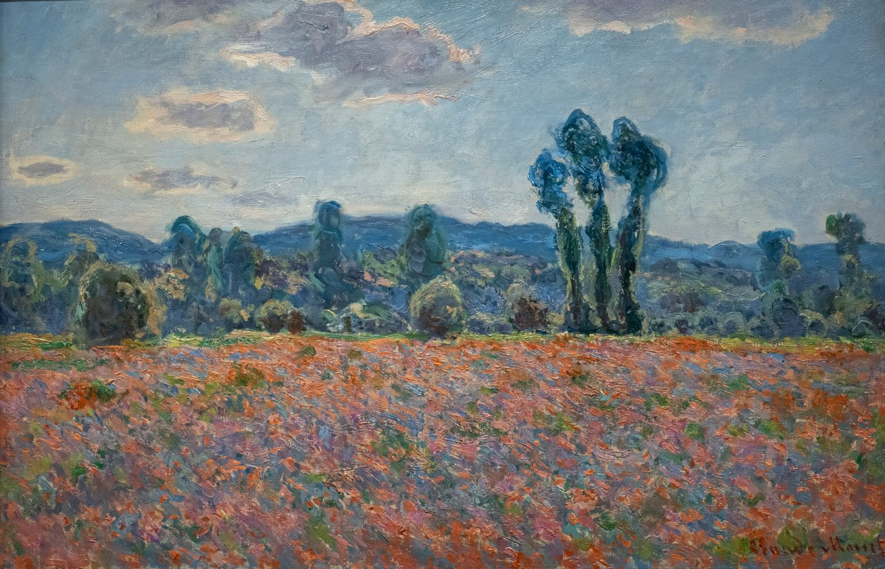 Poppy Field by Claude Monet: High-quality fine art print