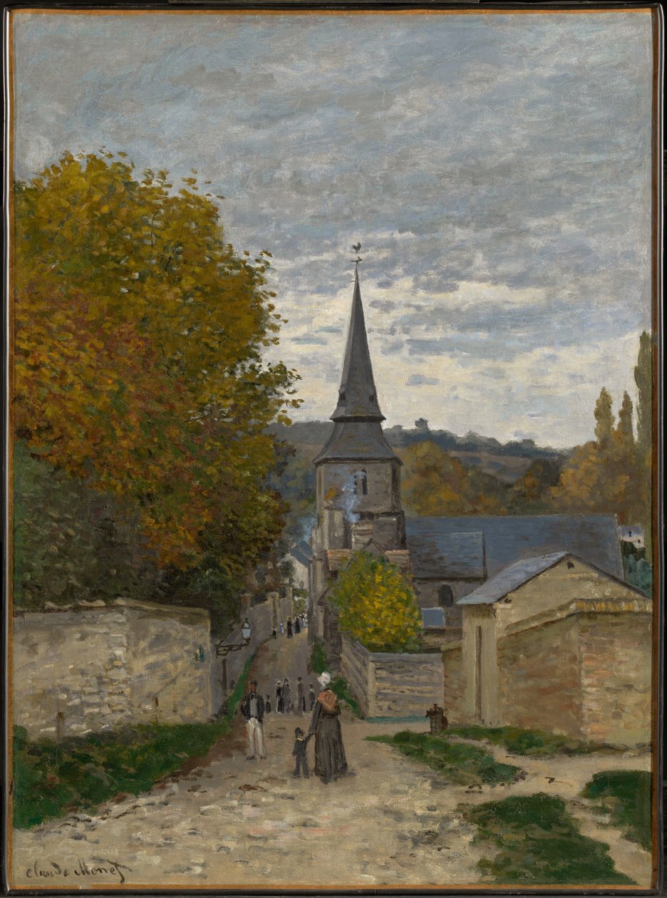Street in Sainte-Adresse by Claude Monet