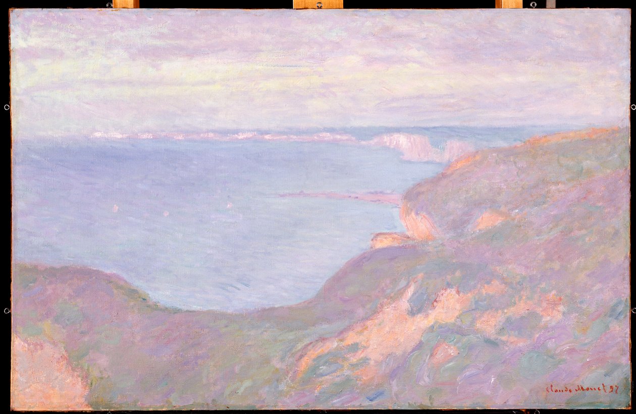 The Cliffs near Dieppe by Claude Monet