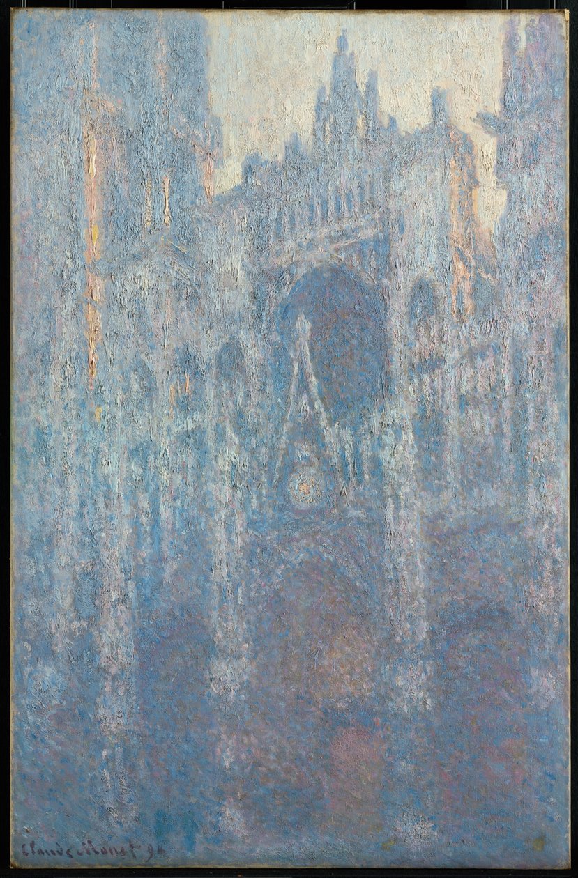 The Portal of Rouen Cathedral in Morning Light by Claude Monet