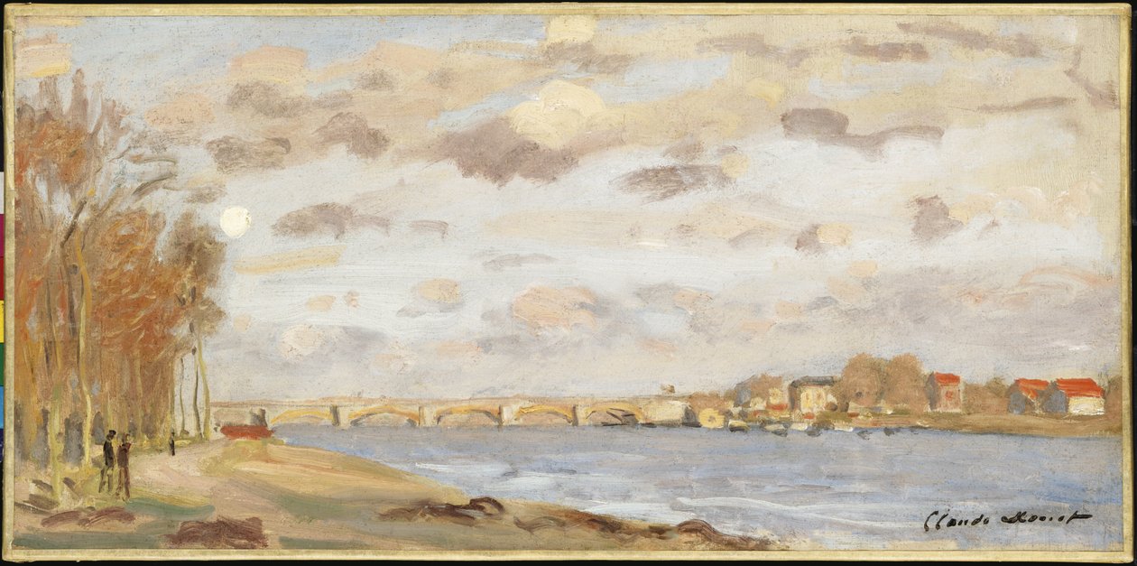 The Seine at Argenteuil by Claude Monet: Fine art print