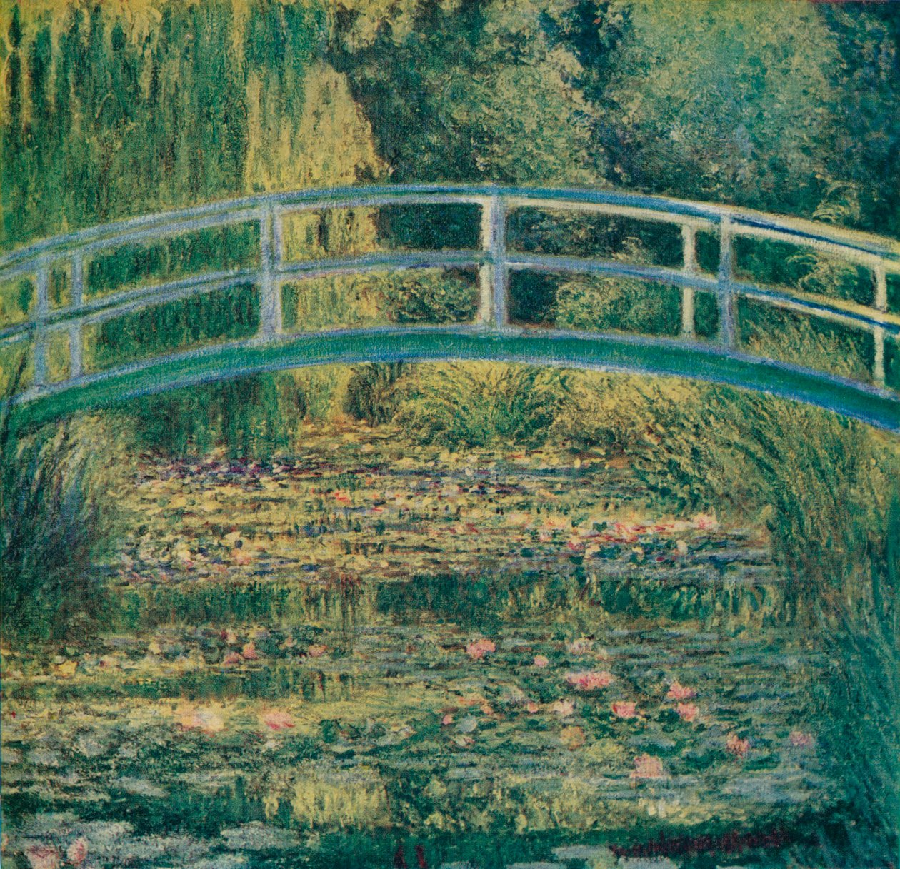 The Water-Lily Pond by Claude Monet