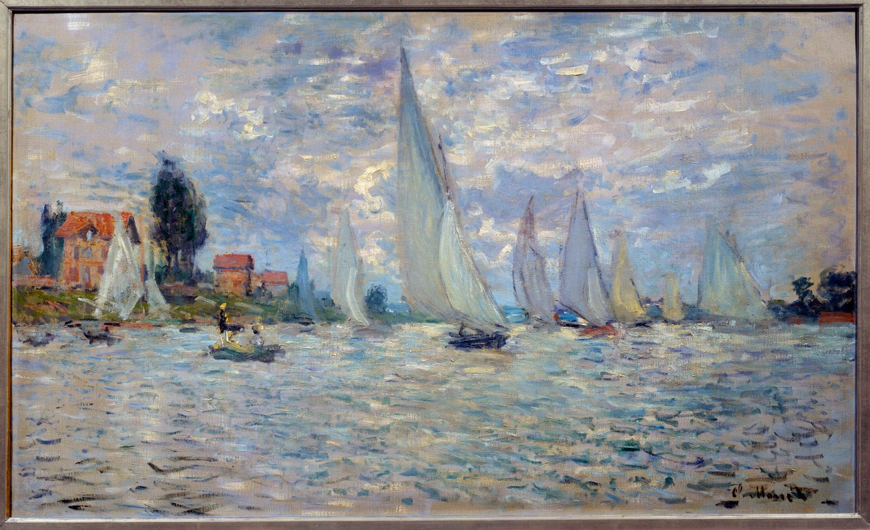 The Boats or Regatta at Argenteuil by Claude Monet