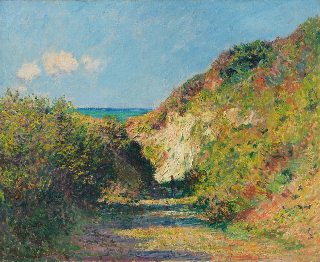 The Sunken Path by Claude Monet: Premium art reproduction