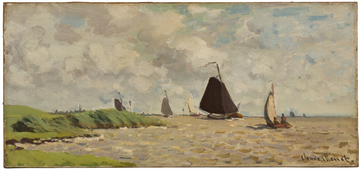 View from Voorzan by Claude Monet