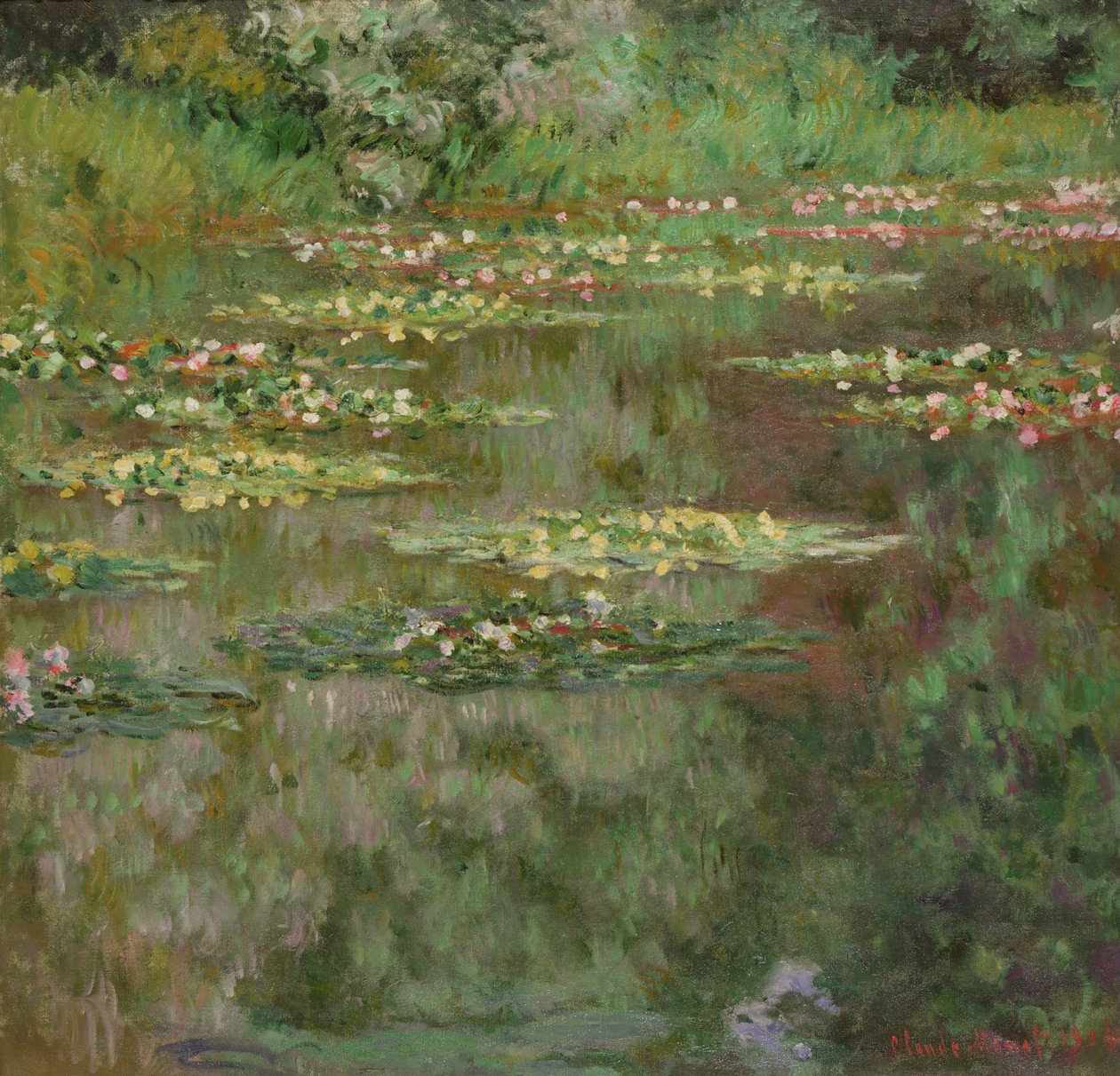 Waterlilies or The Water Lily Pond by Claude Monet