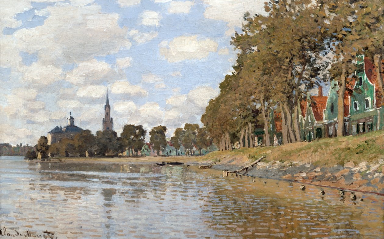 Zaandam by Claude Monet: Premium art reproduction