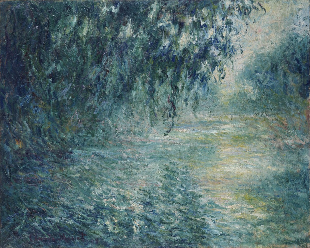 Morning on the Seine River by Claude Monet