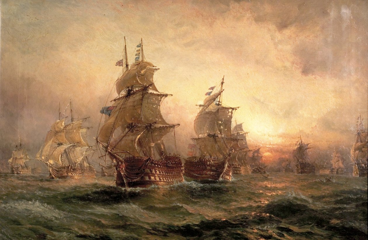 The Evening of Trafalgar by Claude T. Stanfield Moore