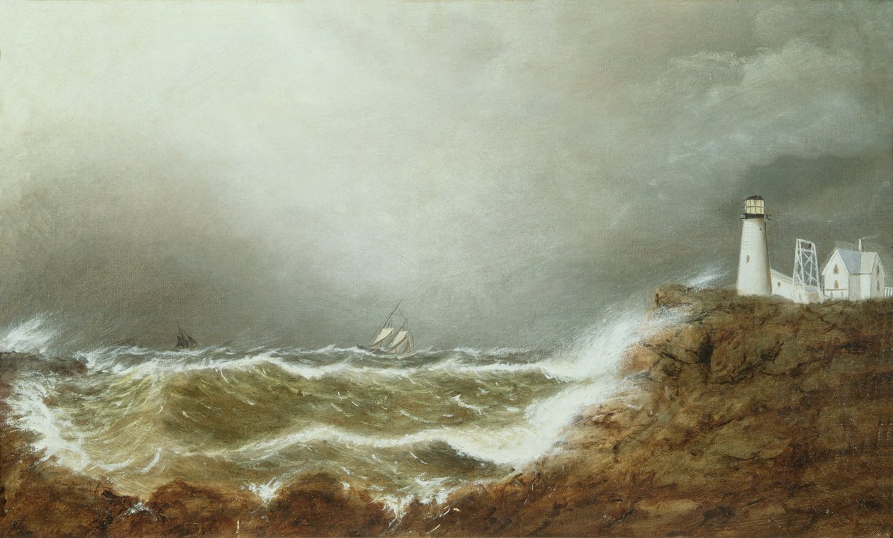 Eastern Point Light, Gloucester Harbour by Clement Drew